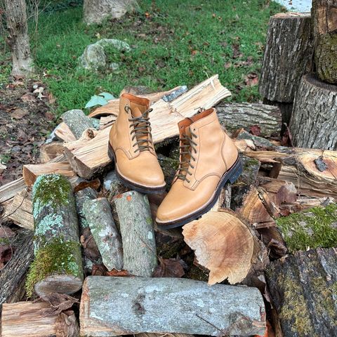 Oldspeed Service Boot 6” in Horween Tan Latigo
