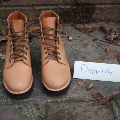 Oldspeed Service Boot 6” in Horween Tan Latigo