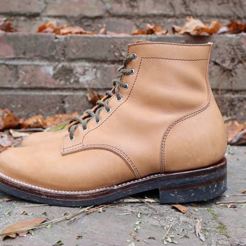 Oldspeed Service Boot 6” in Horween Tan Latigo