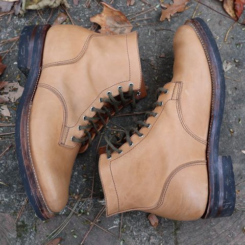 Oldspeed Service Boot 6” in Horween Tan Latigo