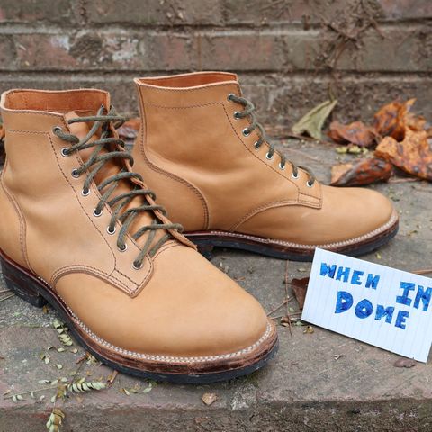 Oldspeed Service Boot 6” in Horween Tan Latigo