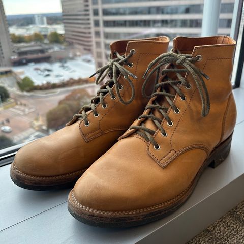 Oldspeed Service Boot 6” in Horween Tan Latigo