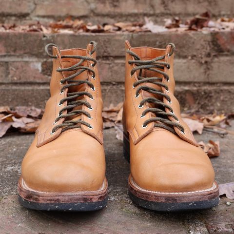 Oldspeed Service Boot 6” in Horween Tan Latigo