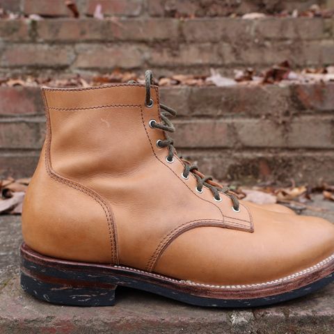 Oldspeed Service Boot 6” in Horween Tan Latigo