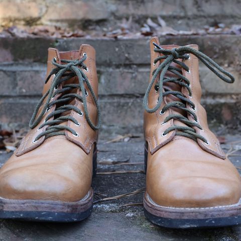 Oldspeed Service Boot 6” in Horween Tan Latigo