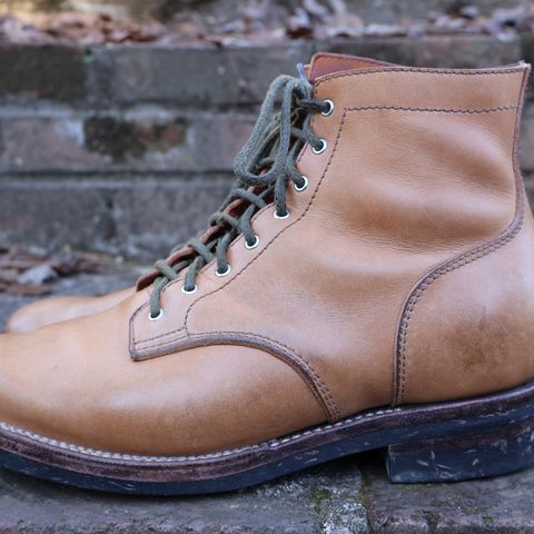 Oldspeed Service Boot 6” in Horween Tan Latigo