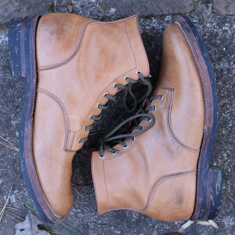 Oldspeed Service Boot 6” in Horween Tan Latigo