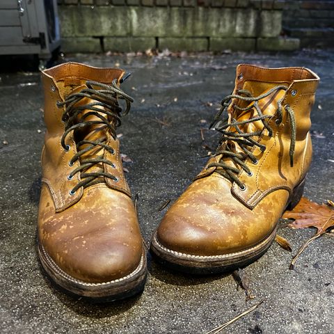 Oldspeed Service Boot 6” in Horween Tan Latigo