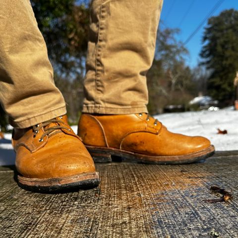 Oldspeed Service Boot 6” in Horween Tan Latigo