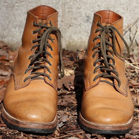 Oldspeed Service Boot 6” in Horween Tan Latigo