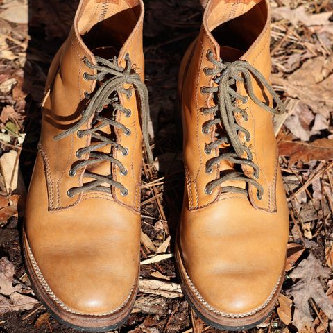 Oldspeed Service Boot 6” in Horween Tan Latigo