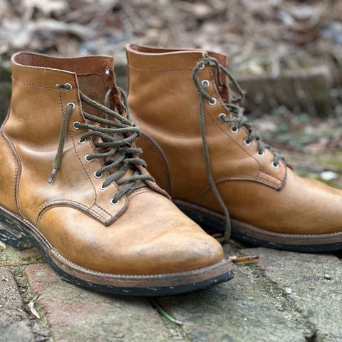 Oldspeed Service Boot 6” in Horween Tan Latigo