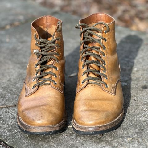 Oldspeed Service Boot 6” in Horween Tan Latigo