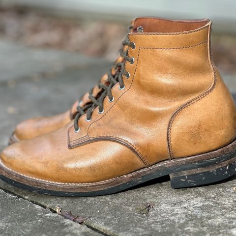 Oldspeed Service Boot 6” in Horween Tan Latigo