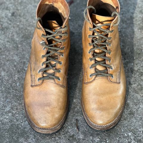Oldspeed Service Boot 6” in Horween Tan Latigo