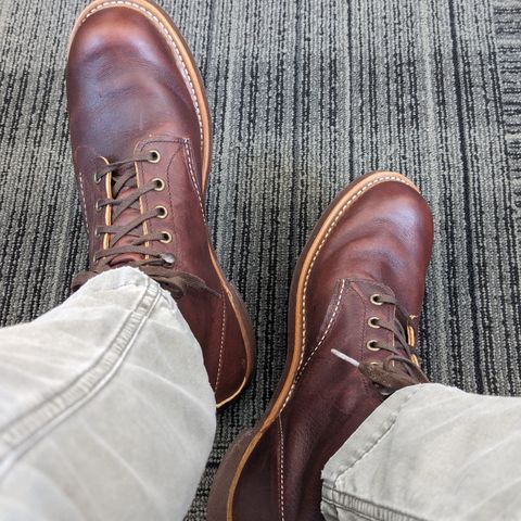 Red Wing Blacksmith in S.B. Foot Briar Oil Slick