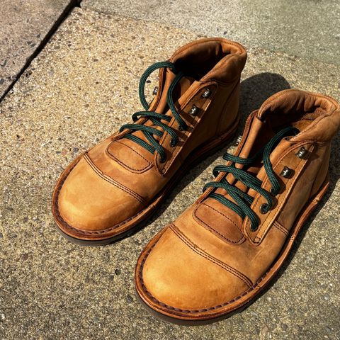 Jim Green African Ranger Barefoot Boot in Fudge Crazy Horse