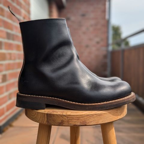 Rolling Dub Trio Casper Boot in Horween Black Chromexcel