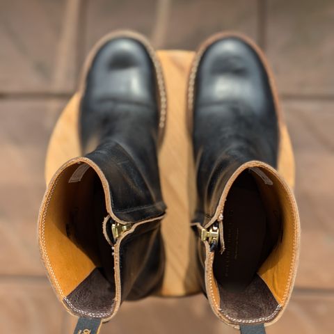 Rolling Dub Trio Casper Boot in Horween Black Chromexcel