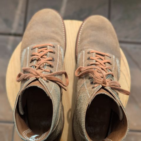 John Lofgren M-43 Service Shoes in Horween Natural Chromexcel Roughout