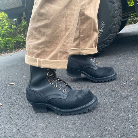 Nicks Hot Shot in Seidel MaxSupport Black Roughout & Seidel MaxSupport Black