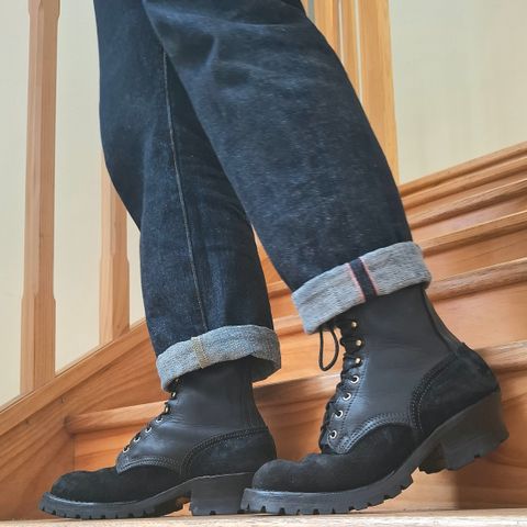 Nicks Hot Shot in Seidel MaxSupport Black Roughout & Seidel MaxSupport Black