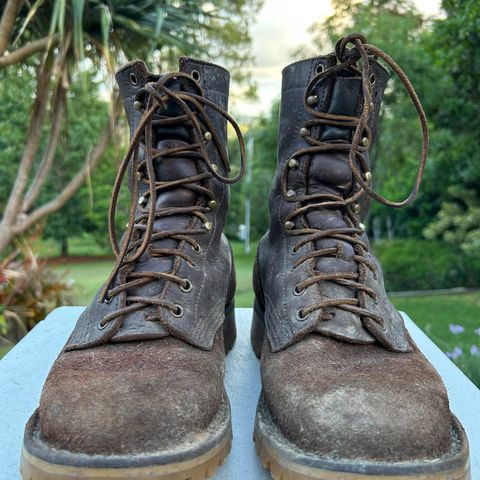 JK Boots O.T. in Seidel Brown Oil Tan & Seidel Brown Oil Tan Roughout