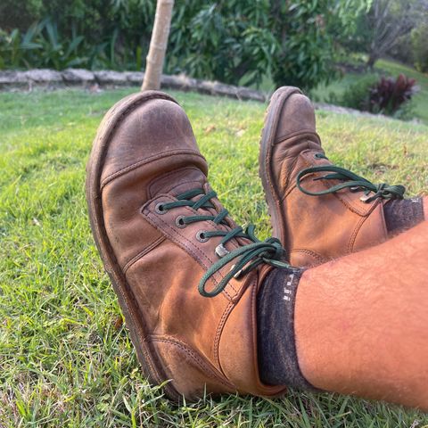 Jim Green African Ranger Barefoot Boot in Fudge Crazy Horse