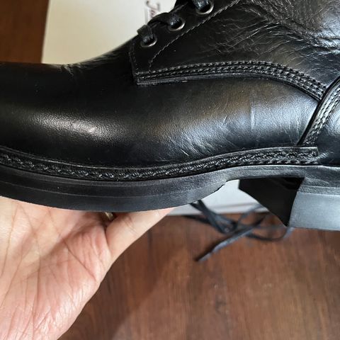 Jakkrabbits Logger Boot in Shinki Black Teacore Horsehide