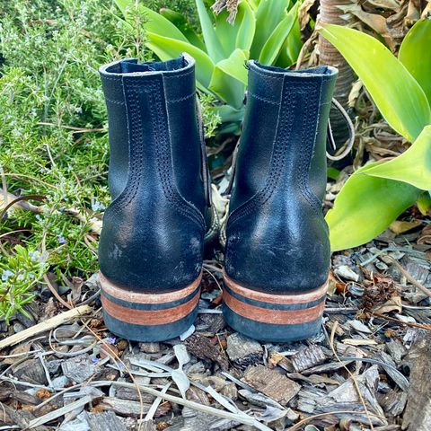 Nicks MTO in Horween Black Waxed Flesh