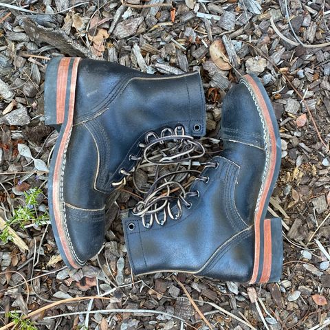 Nicks MTO in Horween Black Waxed Flesh