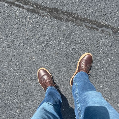 GORAL Rose Anvil Smugs in Horween Dark Brown