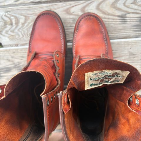 Red Wing Irish Setter Sport Boot 877 in S.B. Foot Oro Russet Abilene