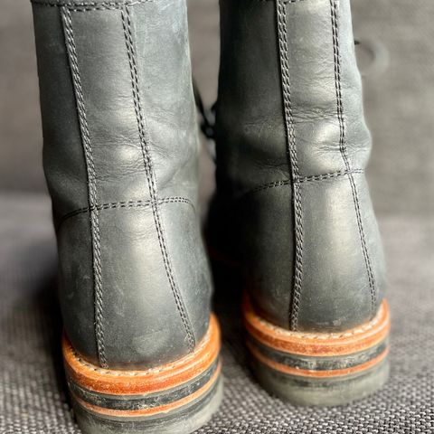 View photo of Urban Shepherd Scout Charcoal in Waxed Portugese Calfskin