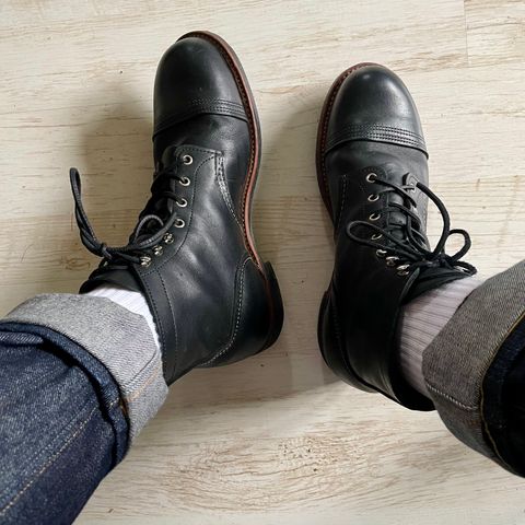 View photo of Red Wing Iron Ranger in S.B. Foot Black Harness