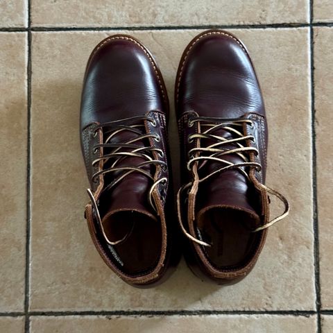 Truman Plain Toe Boot in Seidel Oxblood Double Shot