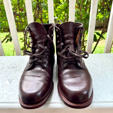 Wolverine 1000 Mile Plain-Toe Boot in Horween Brown Chromexcel