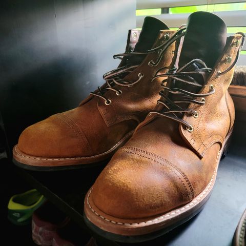 Truman Cap Toe Boot in C.F. Stead Coach Rambler