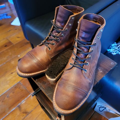 Truman Cap Toe Boot in C.F. Stead Coach Rambler