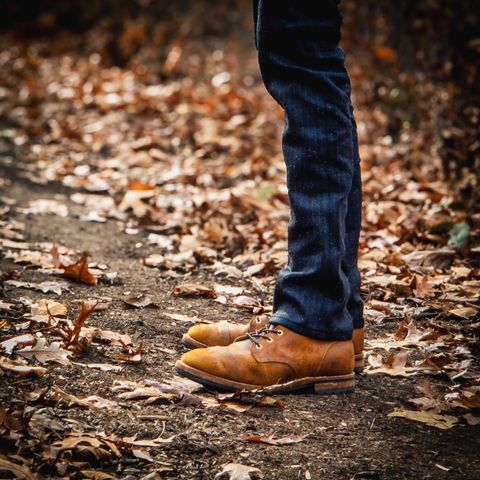 Truman Cap Toe Boot in C.F. Stead Coach Rambler
