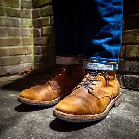 Truman Cap Toe Boot in C.F. Stead Coach Rambler