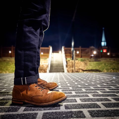 Truman Cap Toe Boot in C.F. Stead Coach Rambler