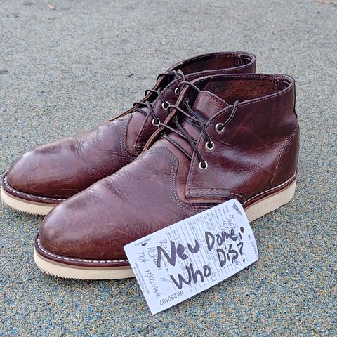 Red Wing Work Chukka in S.B. Foot Briar Oil Slick