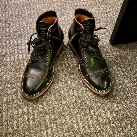 Jakkrabbits Service Boot in Shinki Black Teacore Horsehide