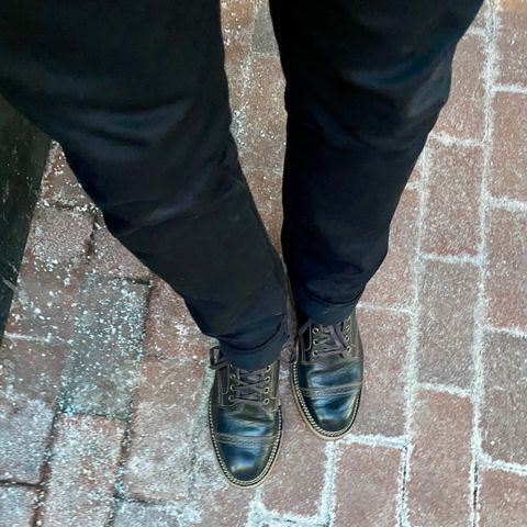 Jakkrabbits Service Boot in Shinki Black Teacore Horsehide