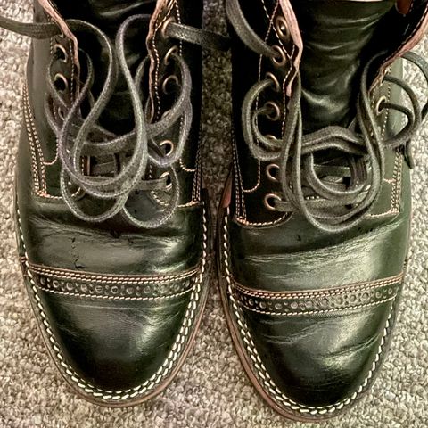 Jakkrabbits Service Boot in Shinki Black Teacore Horsehide