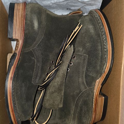 Whites 355 HALF COMP LTD in C.F. Stead Snuff Desert Oasis Suede