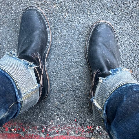 Wesco Mister Lou in Wesco / Horween Black Horsehide