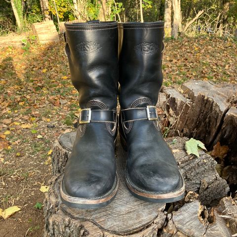 Wesco Mister Lou in Wesco / Horween Black Horsehide