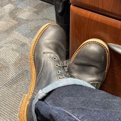 Truman Plain Toe Boot in Seidel Ink Cheaha